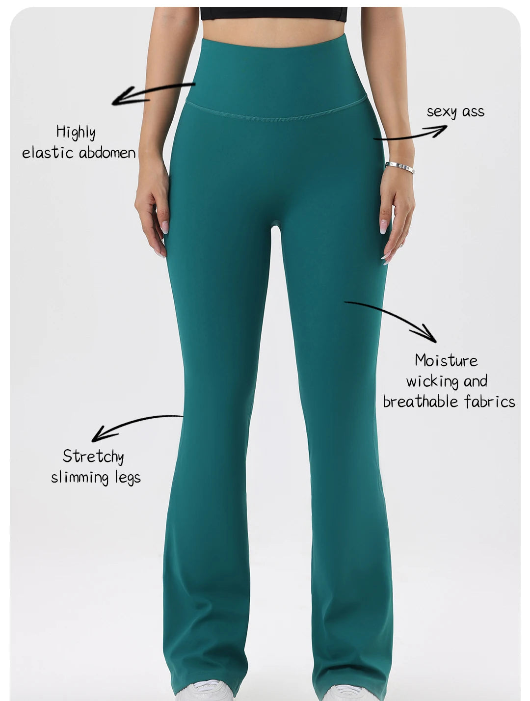 ZenFit Wide-Leg Yoga Pants